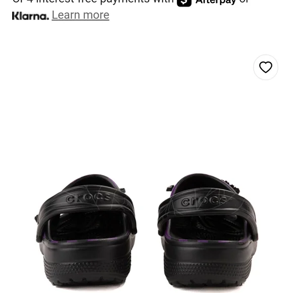 Crocs WEDNESDAY Nevermore Siza 6 NWT - Picture 6 of 11